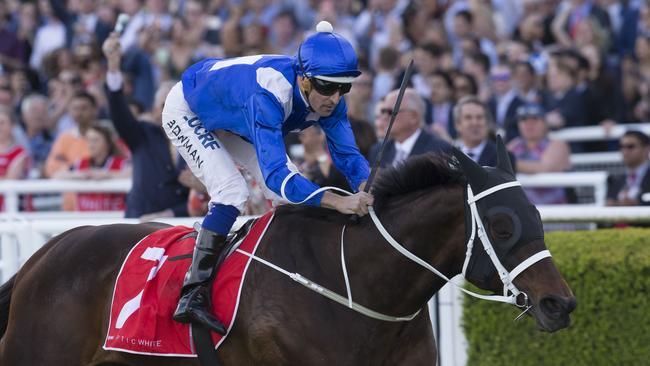 Winx and her jockey Hugh Bowman form a deadly duo.