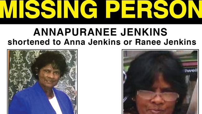 One of the flyers being posted up around Penang, Malaysia for missing Australian citizen Annapuranee Jenkins, who goes by Anna or Ranee. she has been missing since Dec. 13, 2017 after exiting an Uber on 68 Jalan Scotland, Penang following a dental appointment.