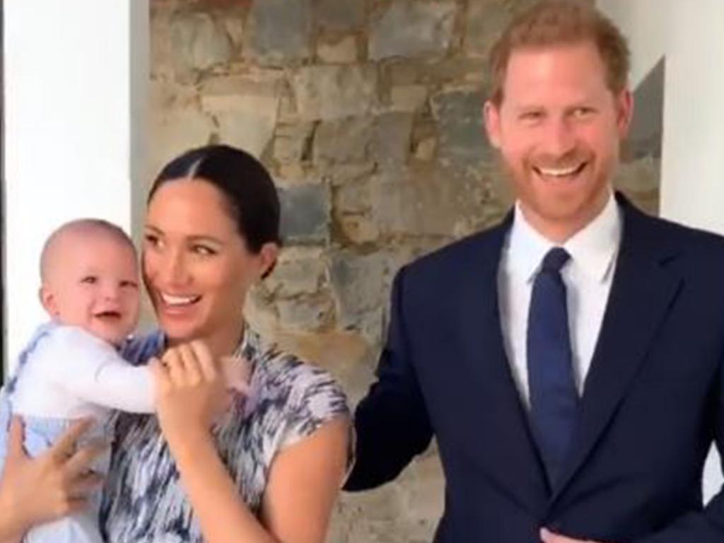 Prince Harry has talked of a ‘normal life’ for Archie who doesn’t have a royal title. Picture: Instagram.