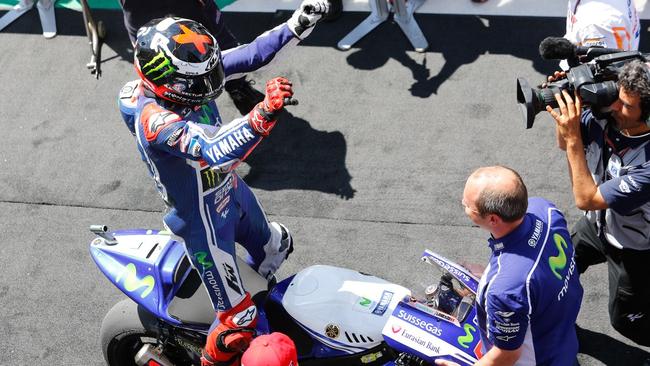 Lorenzo would celebrate a victory in Italy.