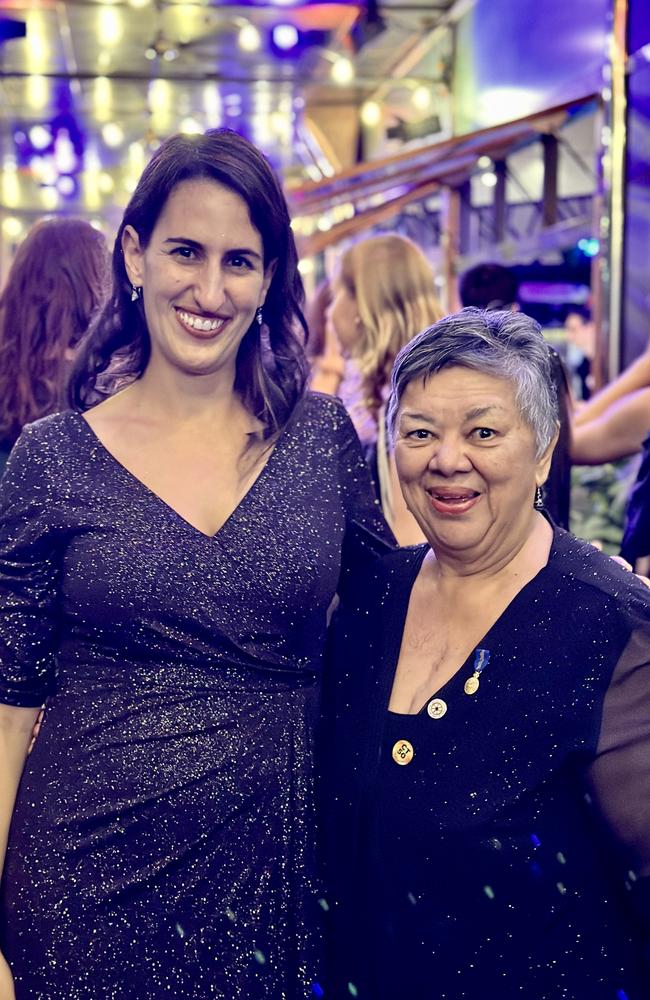 Bilawara Lee and Netanela Mizrahi together composed Gurrulwa Guligi (Big Wind), an original piece commemorating Aunty B's lived experience of Cyclone Tracy, 50 years after the event. Picture: Supplied.