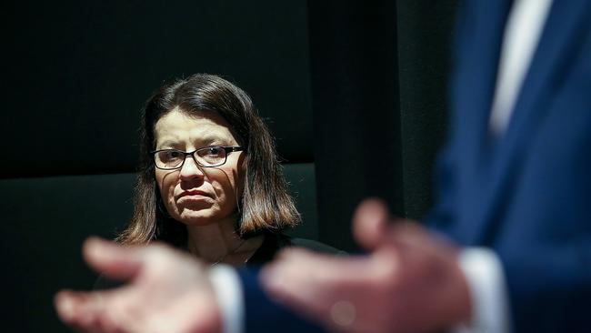 Daniel Andrews continues to back his embattled health minister, Jenny Mikakos. Picture: NCA NewsWire/Ian Currie