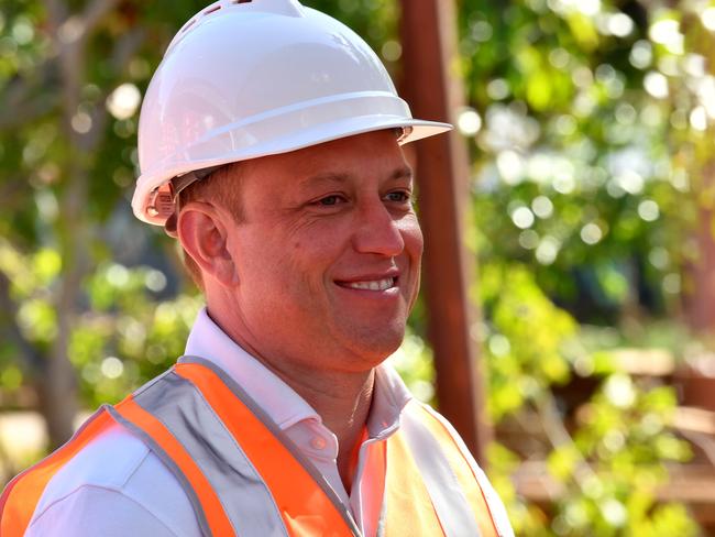 Northern Rail Yards site along Flinders Street. Townsville. Premier Steven Miles. Picture: Evan Morgan