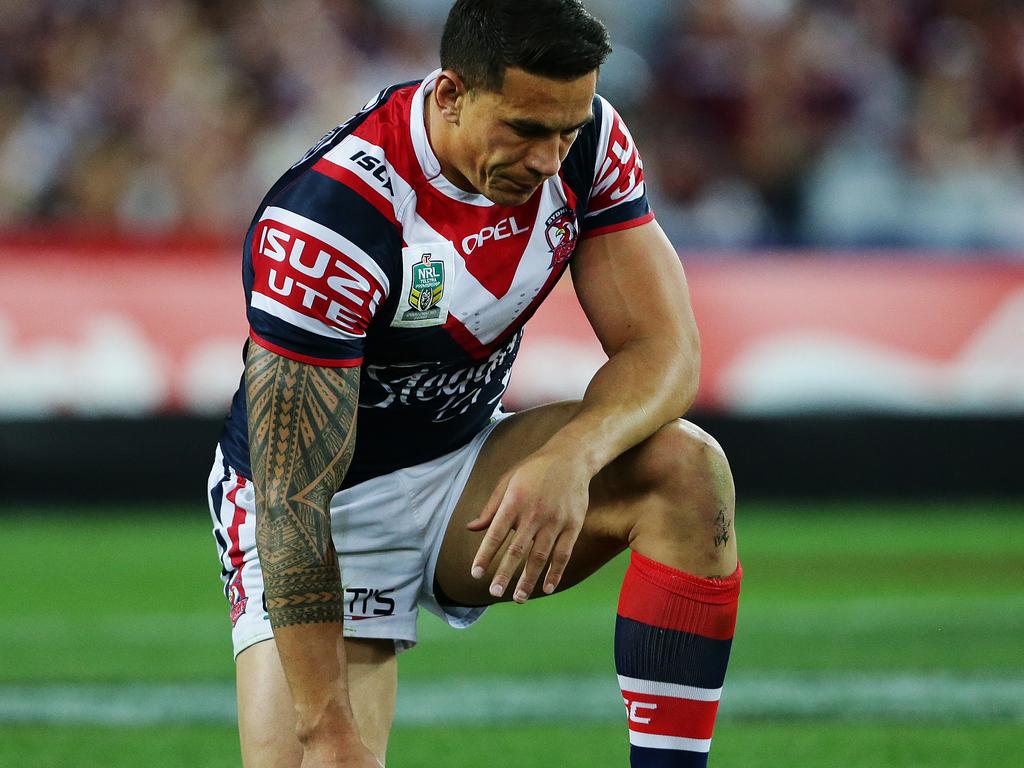 Roosters Sonny Bill Williams in the 2013 NRL grand final.