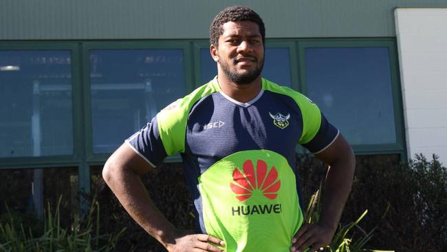 Masivesi Dakuwaqa has signed with the Raiders. Picture: Canberra Raiders.