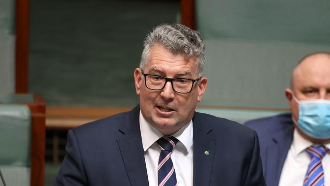 Incumbent LNP Hinkler candidate Keith Pitt said staff were assisting and working within guidelines and rejected any suggestion of impropriety when it came to the use of taxpayer money. Picture: NCA NewsWire / Gary Ramage