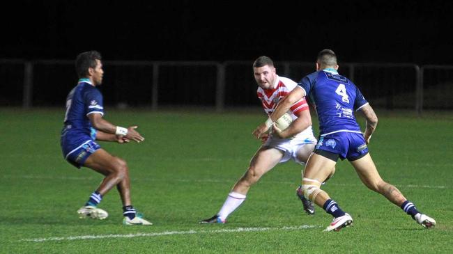 Caloundra RSL Cup A Grade Rugby League Grand Final at Stockland Stadium, Kawana&#39;s Samuel Hambly. Picture: Brett Wortman