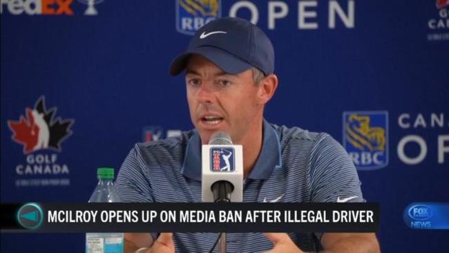 McIlroy opens up on illegal driver