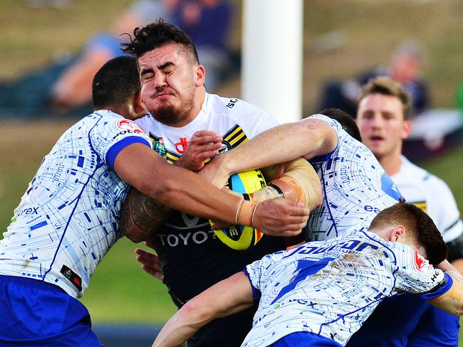 Braden Uele will make his Cowboys debut sooner rather than later. Picture: Zak Simmonds