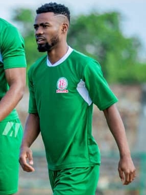 Elvis Kamsoba with the Burundi national team. Picture: Supplied