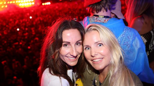 Nicolette Howard and Sarah Jane at the Out 2 Lunch Festival 2025 on Saturday at Broadwater Parklands Southport for Gold Coast at Large. Picture, Portia Large.