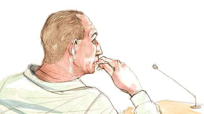 Under the conditions of the order, Jackway (pictured in a court sketch) will need to wear a GPS tracker, adhere to a curfew and not have any contact with children under 16 while living at a precinct for sexual offenders southwest of Brisbane.