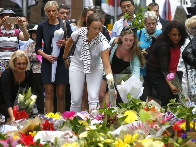 Many people are mourning the deaths of two hostages. Picture: Bradley Hunter