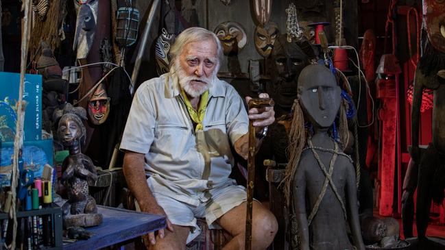 George Craig at his Marineland Melanesia tourist attraction. Picture: Brian Cassey