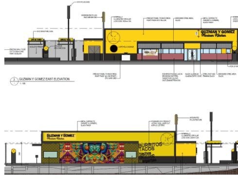 Now, the fast-food outlet has lodged a development application for a Guzman Y Gomez Restaurant with a drive through, located on the corner of 340 Wardell Street and 223 Samford Road, Enoggera. Picture – DA.