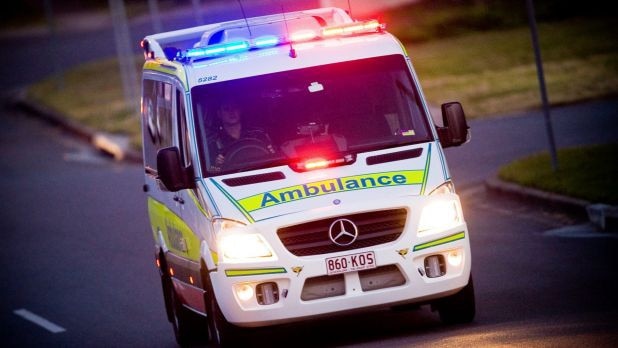 Paramedics attended a single vehicle crash at Moranbah.