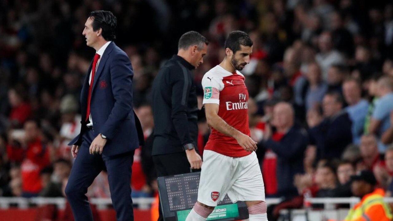Why was Arsenal ace Henrikh Mkhitaryan wearing No.77 in the Europa League?  - Daily Star