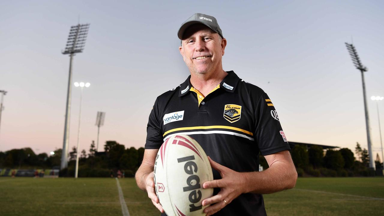 Sunshine Coast Falcons head coach Brad Henderson. Picture: Patrick Woods.