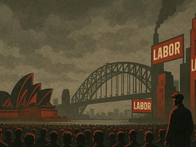 Stylisied Labor propaganda poster. Image ChatGPT