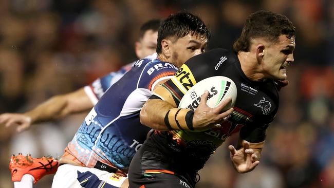 Cleary in action against the Cowboys. (Photo by Matt Blyth/Getty Images)