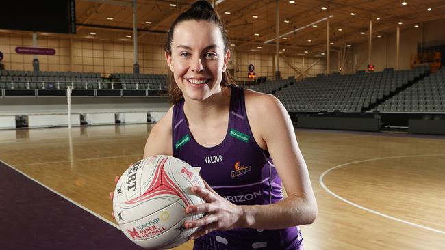 Ruby Bakewell-Doran had a stellar rookie year with the Firebirds. Picture: Liam Kidston