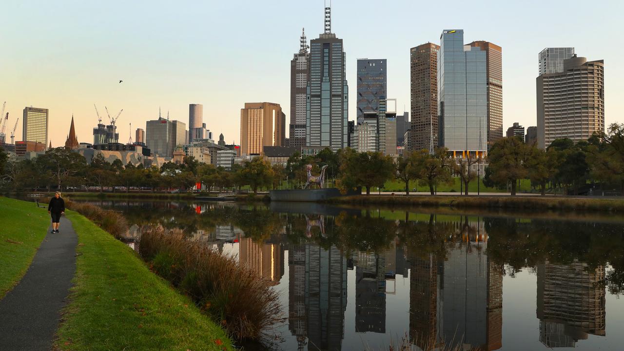 Melbourne on April 1, 2020. Picture: David Crosling