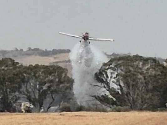 Fire at  BUCHFELDE, approximately 3km west of Gawler in the Mid North Picture: Peter Broelman