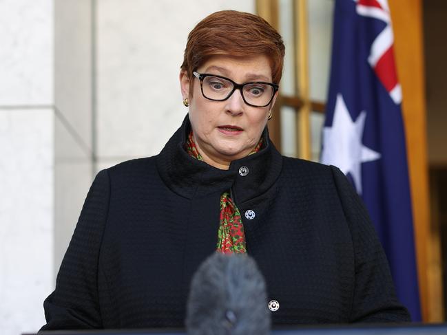 Women’s Minister Senator Marise Payne. Picture: Picture: NCA NewsWire / Gary Ramage