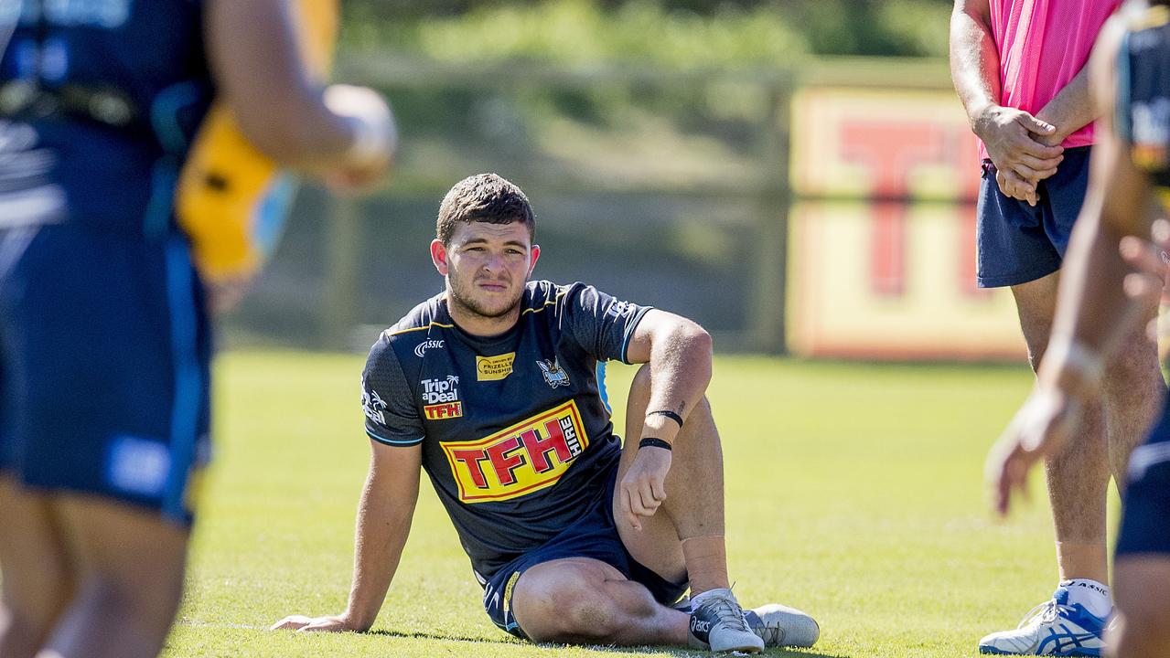 Ash Taylor admits to letting Origin speculation affect his Titans performance. Picture: Jerad Williams