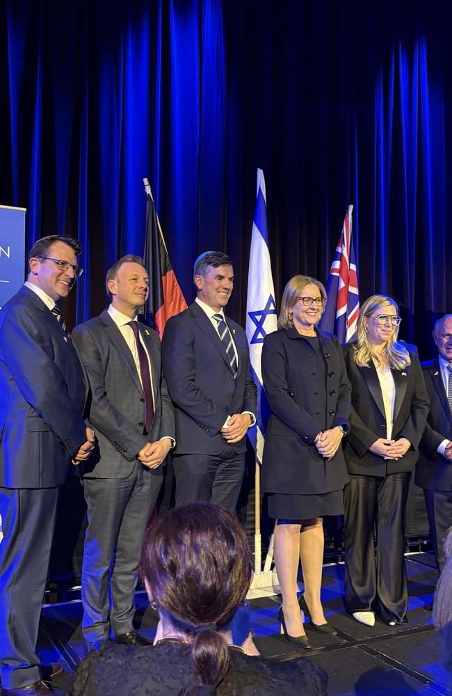 Multiple politicians were at the event, including Ms Allan and Opposition Leader Brad Battin.