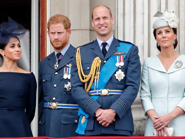 The tension between the four royals has been getting worse for months. Picture: Getty