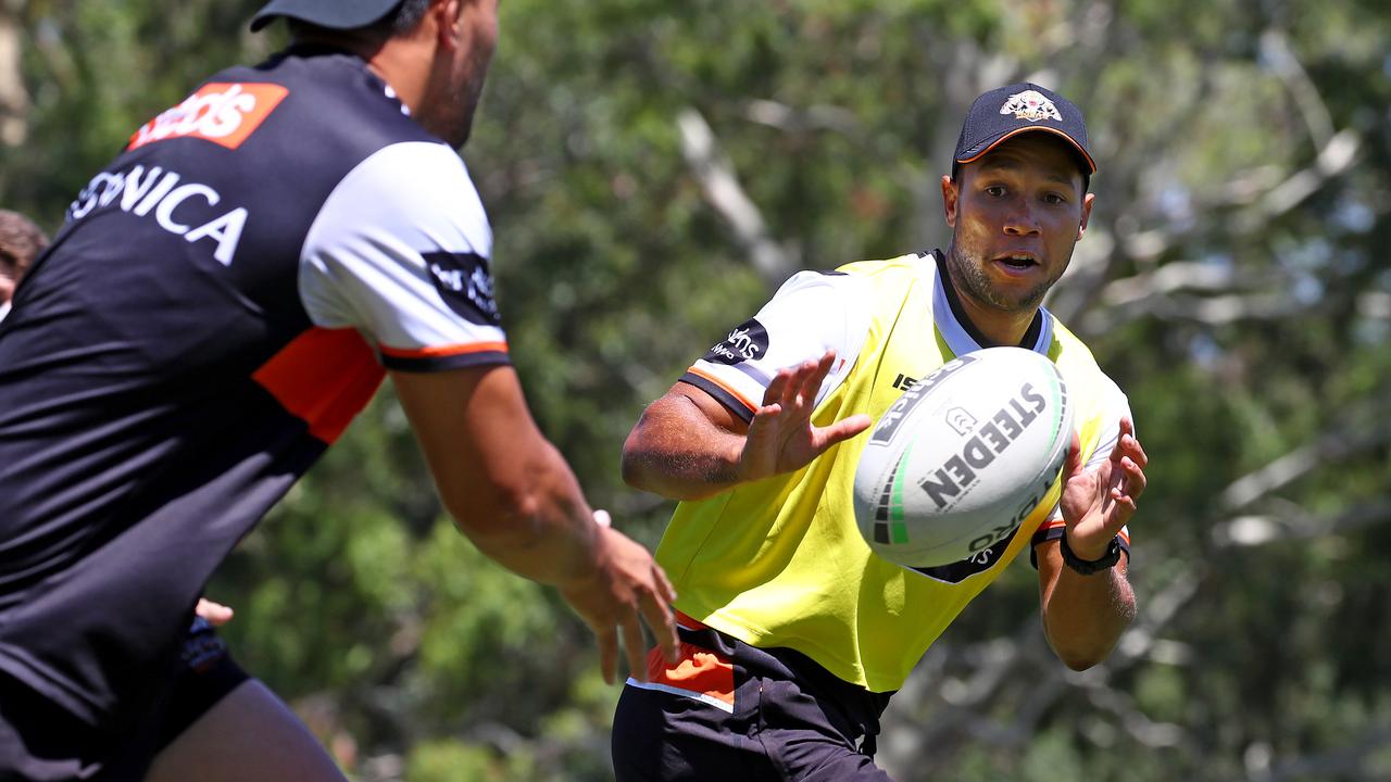 Moses Mbye has welcomed the signing of Daine Laurie from Penrith, despite the move putting him under pressure. Picture: Toby Zerna.