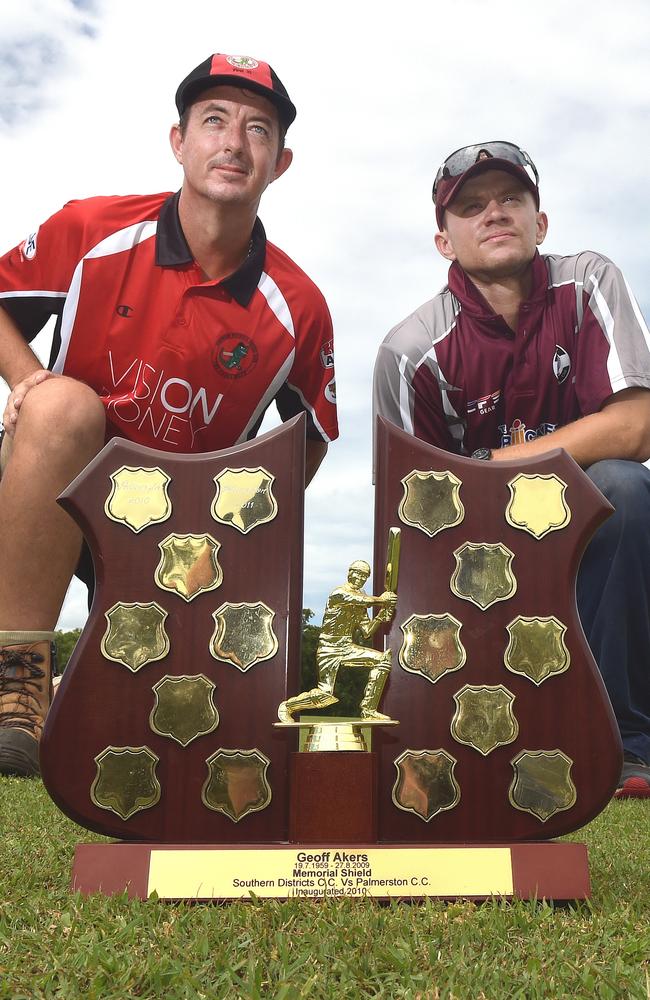 Anthony Dent with Alex Bleakley will play for the Geoff Akers Memorial Shield at Fred's Pass on Saturday in the Darwin & District Cricket Competition.