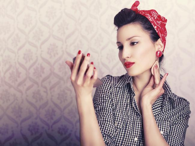 make-up vintage generic istock