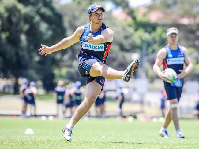 Mack Mason, Waratahs training on Kippax Oval, Moore Park. Picture Craig Greenhill