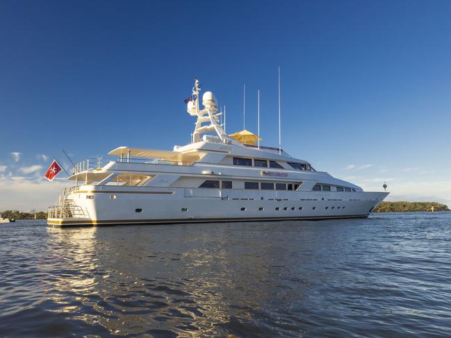 The late Keith Lloyd's superyacht, Mistress.