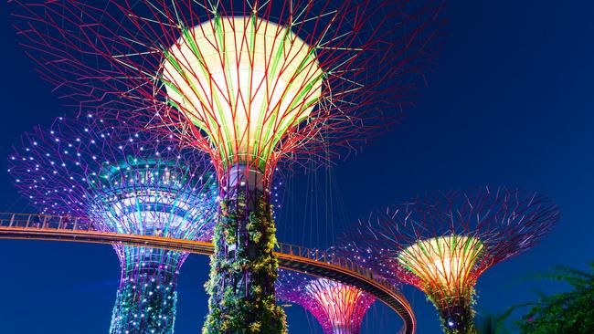 Singapore’s Gardens by the Bay could be an example of what can be achieved in Brisbane. Picture: Istock