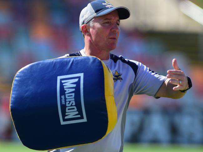 Cowboys training at 1300 Smiles Stadium. Coach Paul Green. Picture: Evan Morgan