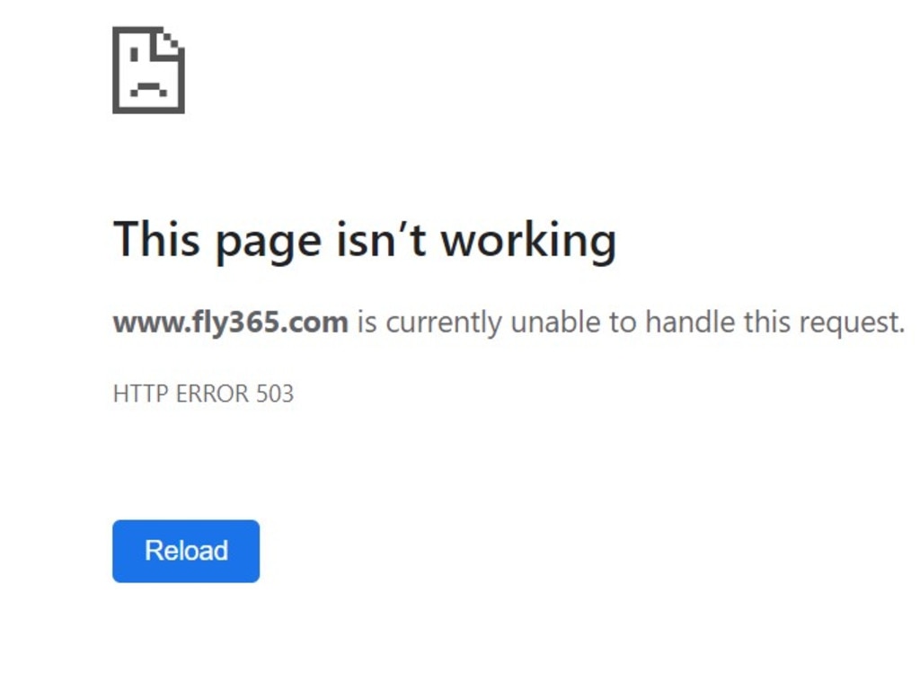 Fly365 website is no longer working.