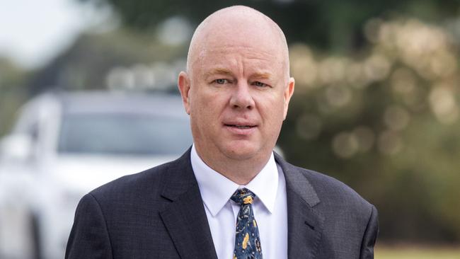 Simon Patterson is giving his third day of evidence to the trial. Picture: NewsWire / David Geraghty