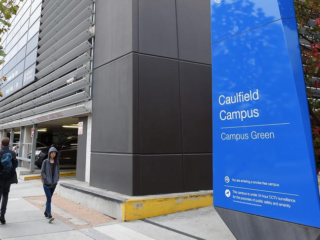 Monash University Caulfield campus. Picture: Lawrence Pinder