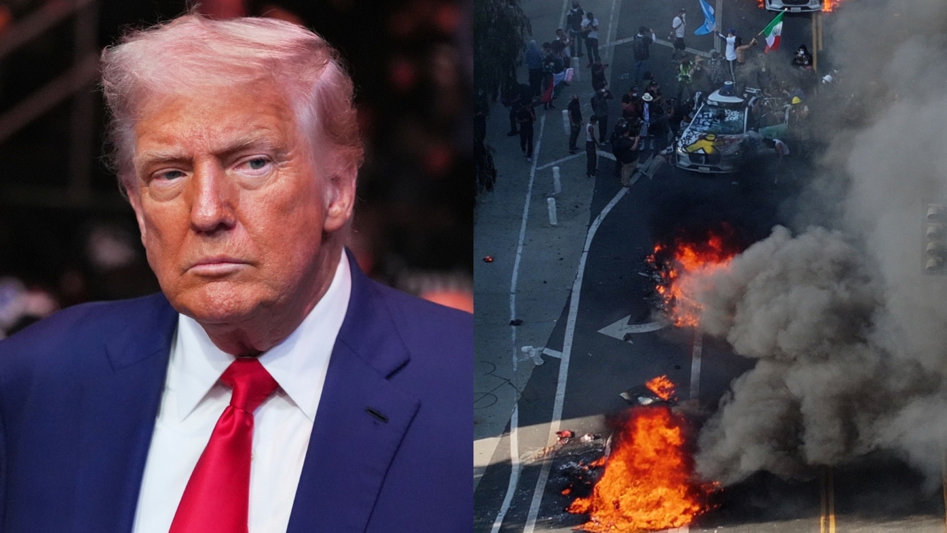 ‘They spit, we hit’: Trump blasts violent riots in Los Angeles