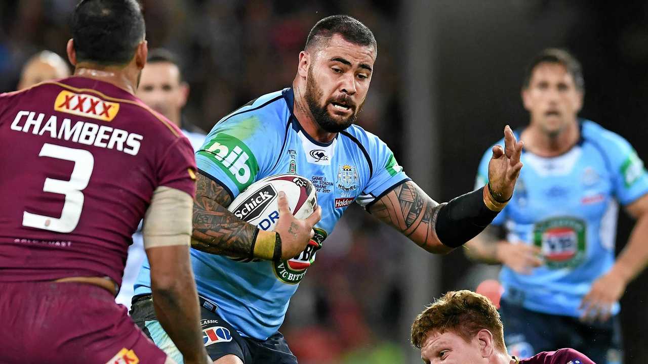 Andrew Fifita was a wrecking ball for the Blues on Wednesday night. Picture: Contributed