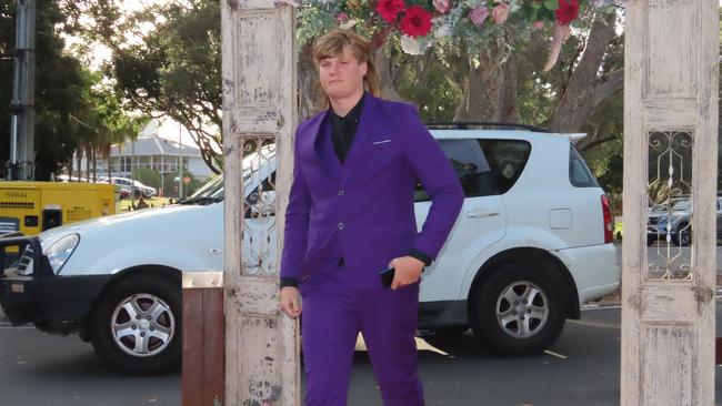 Jay'me Adamek at the Hervey Bay State High School formal.