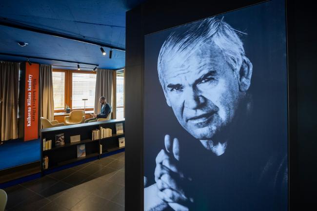 This year the Moravian Library in Brno opened the Milan Kundera Library on one of its floors