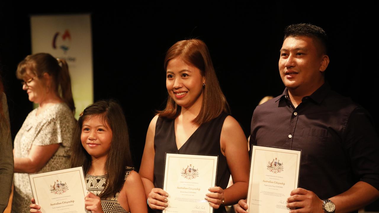 The Tweed Shire welcomed 33 new Australian citizens in a ceremony at Twin Towns Services Club in Tweed Heads on Australia Day, January 26, 2021. Picture: Liana Boss