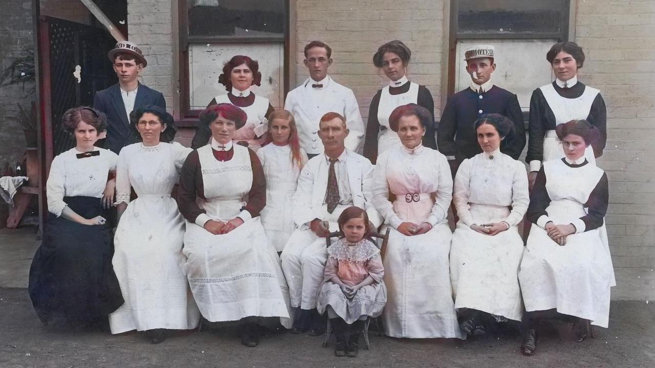 Bundaberg Grand Hotel staff, 1912. Photo: Bundaberg Regional Libraries.