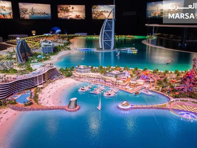 New man made islands are being built in Dubai - Marsa Al Arab. Picture: Dubai Holding