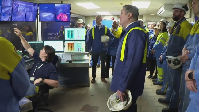 Starmer visits South Wales steelworks