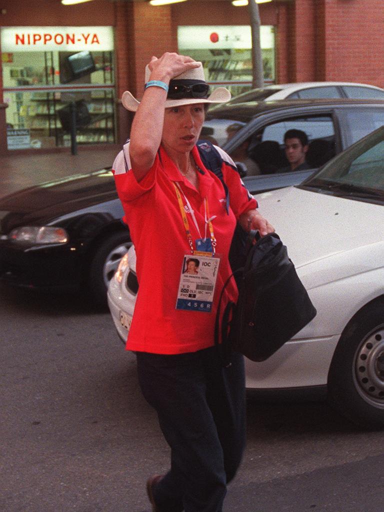 SEPTEMBER 20, 2000 : Princess Anne in Sydney. Picture: Sam Rutherford.